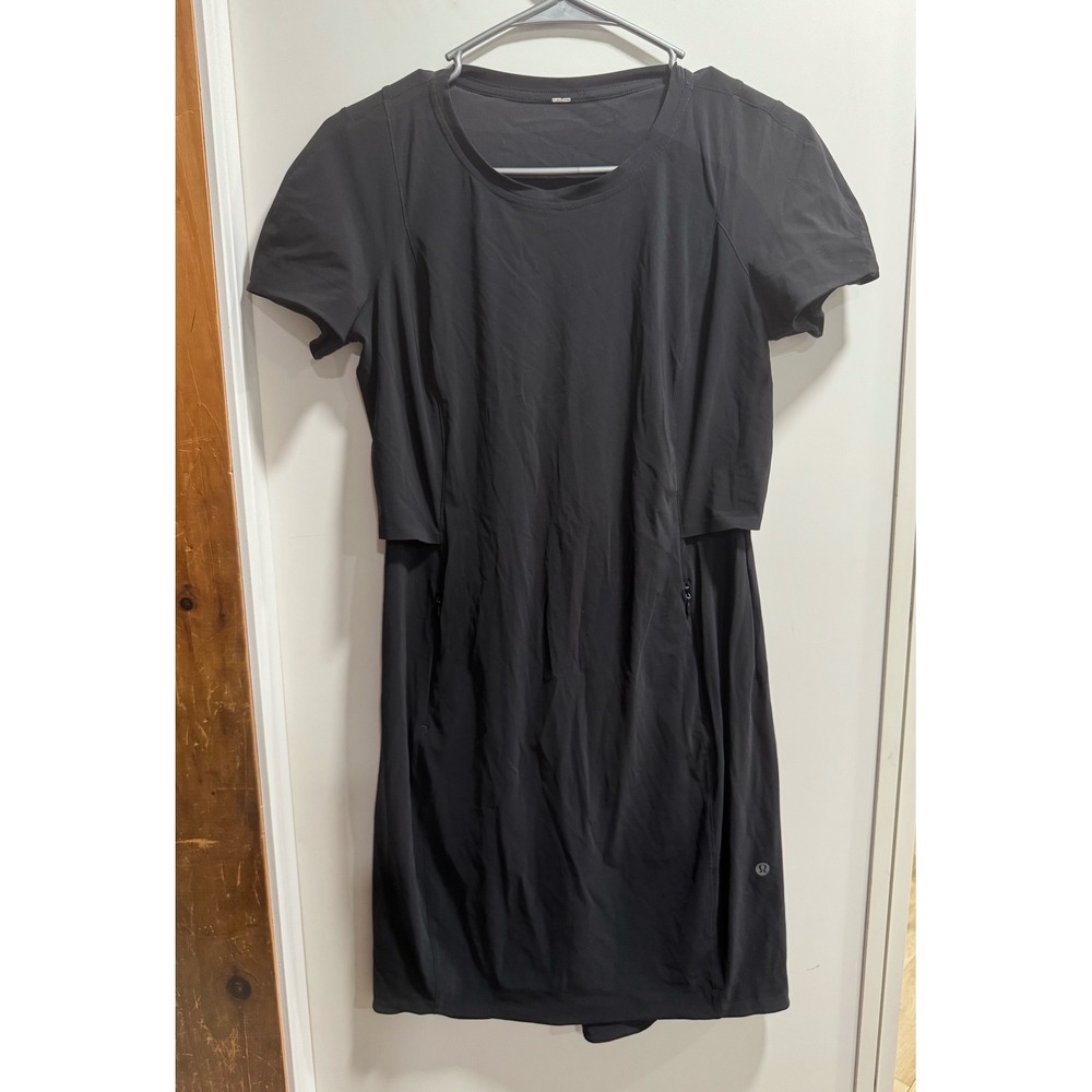 Lululemon & Go Endeavor Black Dress Athletic Size 6 - Picture 3 of 11